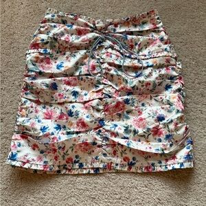 For love and Lemons floral mini skirt Size small